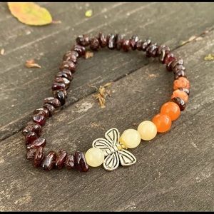 Hand crafted gemstone bracelet